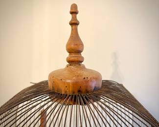 Antique 1860s French birdcage (birds are not real)