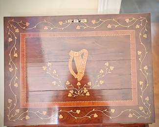 1800s antique Irish Davenport desk