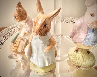 13 Beatrix Potter porcelain figures
