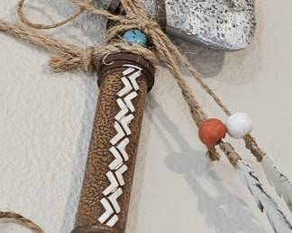 Native American Tomahawk w/ Stone Head