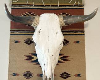 Authentic Steer Skull w/ Horns, as pictured