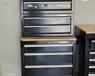 3-Pc. Husky Metal Rolling Tool Chest w/ Tools