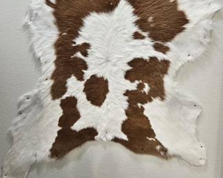 Genuine Calf Hide is 36.5in x 43in