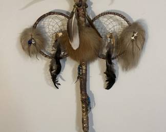 Native American Ceremonial Medicine Man Staff