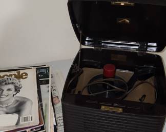 Vintage record player