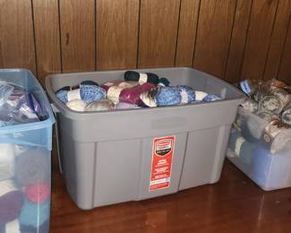 Yarn - several tubs all kinds!