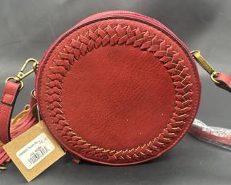 Ampere Round Red Handbag with Factory Tags
