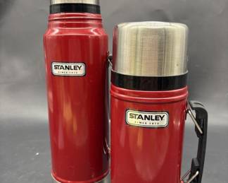 (2) Stanley Insulated Thermoses w/ Stainless Lids