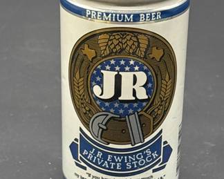 JR Ewing Private Stock Beer Can, Unopened