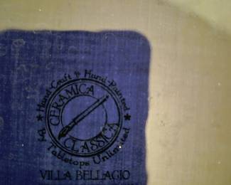 Villa Bellagio Italian china