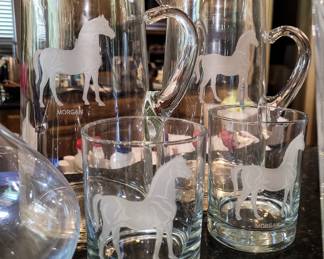 Etched barware