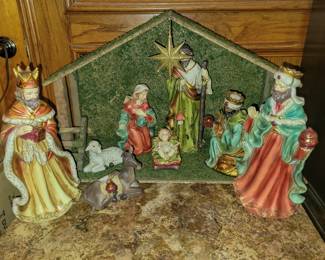Nativity set