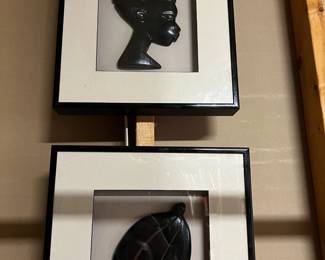 African 3D mounted art