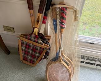 Vintage racquetball and tennis 