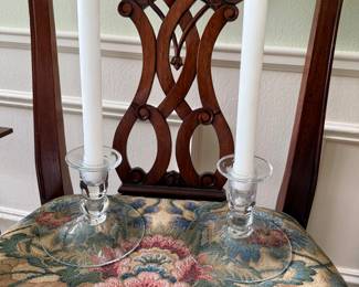Blenko MCM candlesticks 
