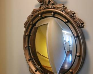 1940's federal style convex mirror