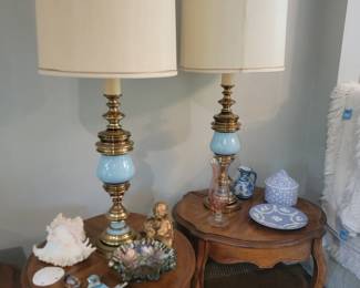 Matching tables and lamps