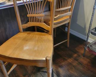 2 counter height, beautifully crafted barstools