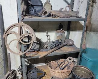 Lots of antiques tools and collectibles