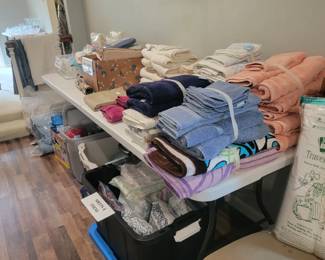 Bedroom, kitchen and bath linens