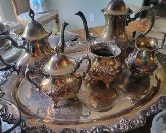 Silver tea set