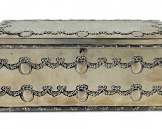 Durgin Eduardian Sterling SIlver Jewelry Box