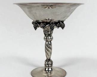 Georg Jensen Sterling Grape Compote 264A