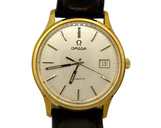 Omega Men's Quartz Watch With Box & Paperwork