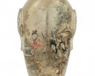 Antique Chinese Reverse Painted Glass Snuff Bottle
