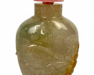 Antique Chinese Jadeite Snuff Bottle