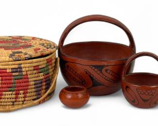 (5pc) Group Of Native American Works