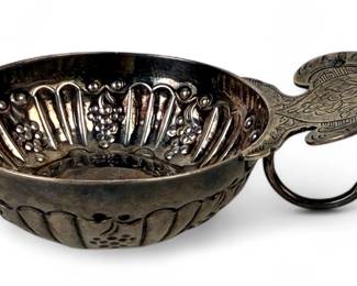French Silver Wine Taster Tastevin
