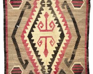 Vintage Hand Woven Navajo Rug