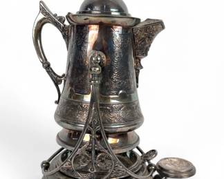 Silver Plated Ice Water Pitcher
