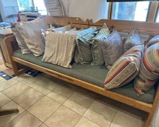 Bench and Pillows