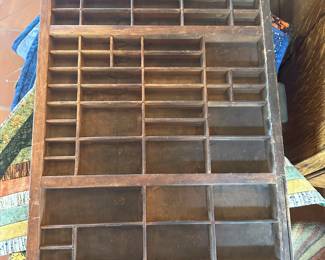 Antique Hamilton London Printers Drawer (s) - Great for Fetish Display