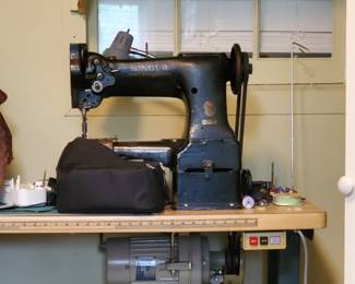 Industrial Sewing Machine for Leather!  Works!