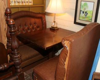 "CAFE" BOOTH - GREAT FOR PARTY ROOM