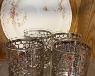 Vintage cocktail glasses