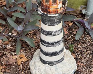 Lighthouse garden feature