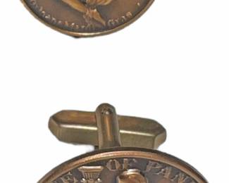 Vtg Krewe of Pandora Mardi Gras Cufflinks