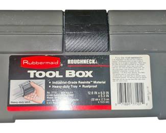 Rubbermaid Toolbox and Contents