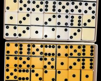 2 Vintage Sets of Dominos