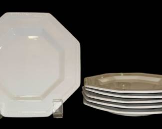 6 Johnson Bros Ironstone Salad Plates
