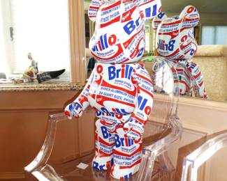 Andy Warhol "Brillo" BearBrick 1000%