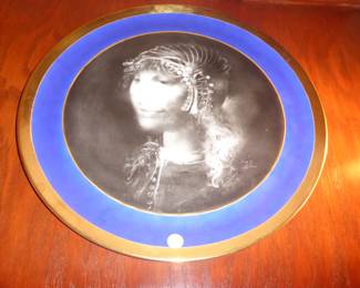 Endre Szasz Porcelain Plate