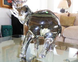 Murano Glass Elephant - Signed Pino Signoretto