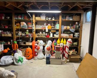 Just a sample of the many Christmas, Easter, fall and Halloween items… more photos to come.