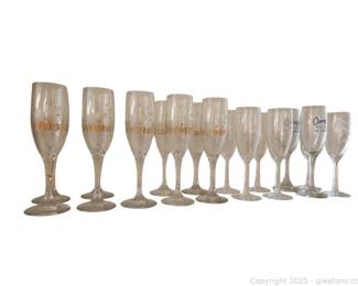 New Years Flutes