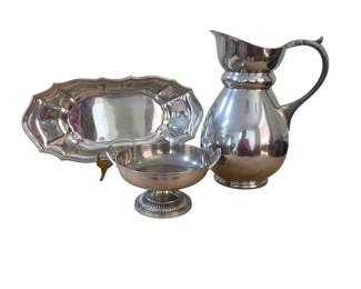 3 Nice Pewter Pieces